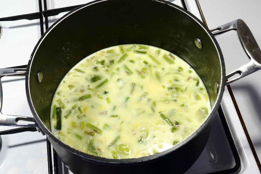 Grøn aspargessuppe ... klik for at komme tilbage