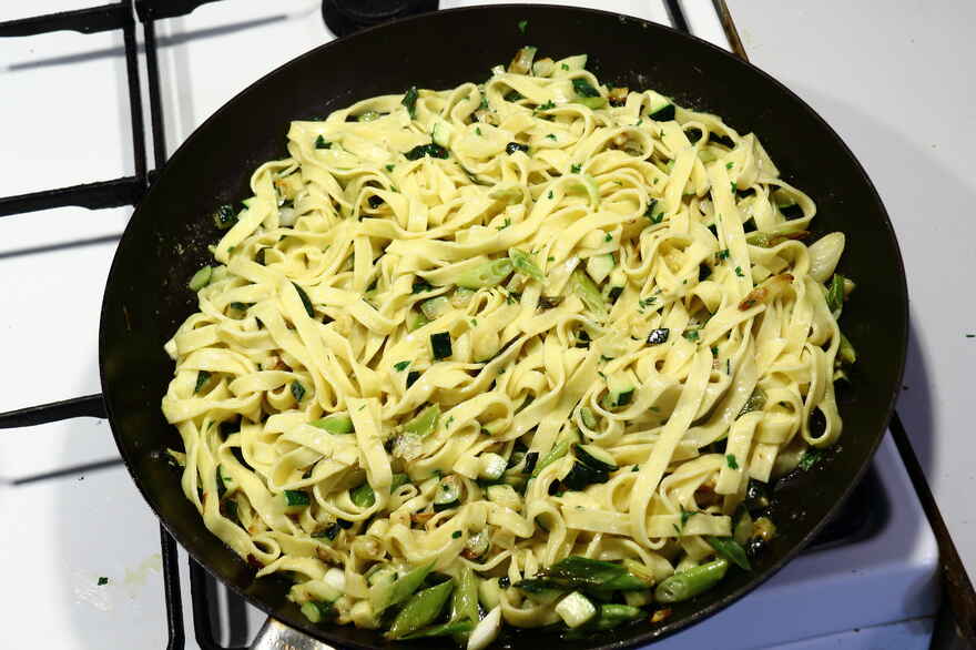 Pasta med squash ... klik for at komme tilbage