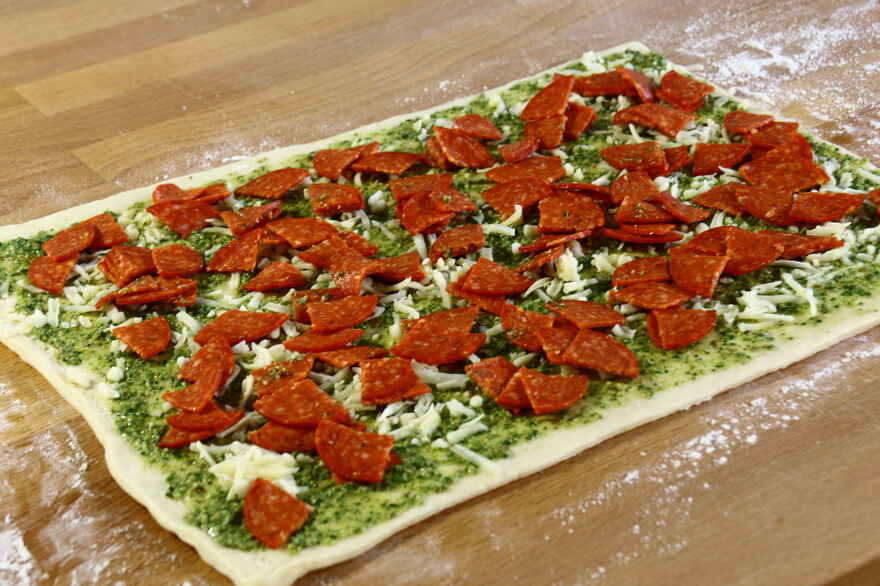 Pestosnegle - Pizzasnegle med pesto ... klik for at komme tilbage